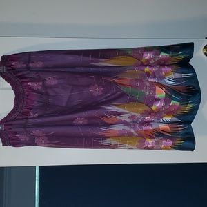 Vintage plus size floral skirt